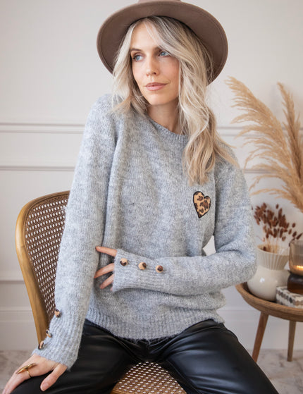 Wild Hearted Grey - Sweater