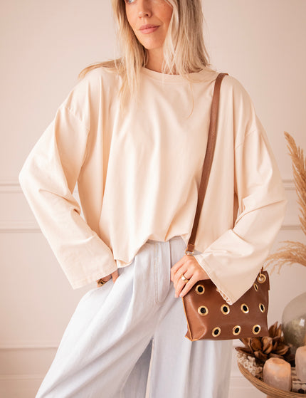 Sadie Basic Beige - Longsleeve