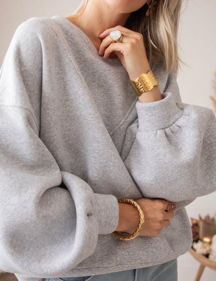 Pullover - Snuggle Up Stitch - Grau