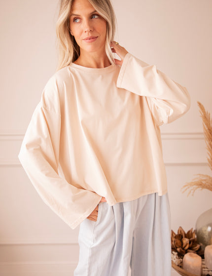 Sadie Basic Beige - Longsleeve