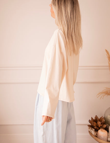 Sadie Basic Beige - Longsleeve