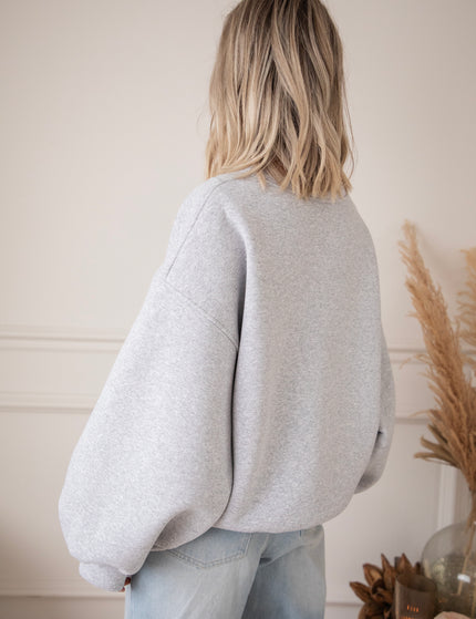Pullover - Snuggle Up Stitch - Grau