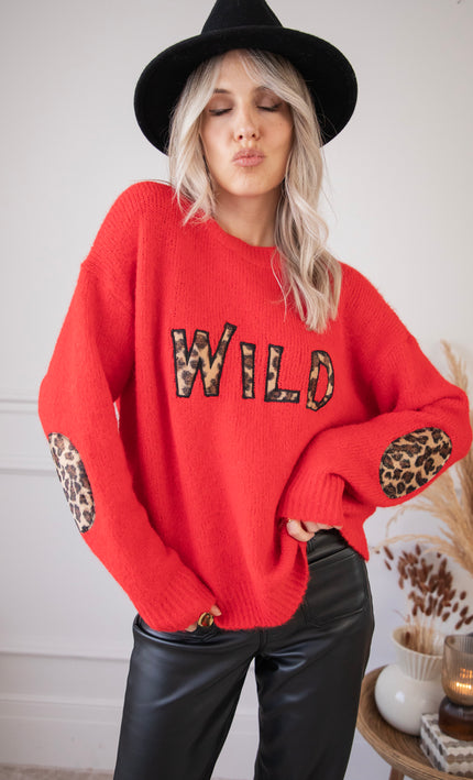 Call Me Wild Red - Sweater