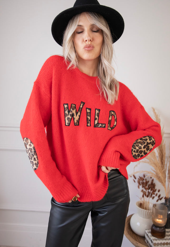 Call Me Wild Red - Sweater