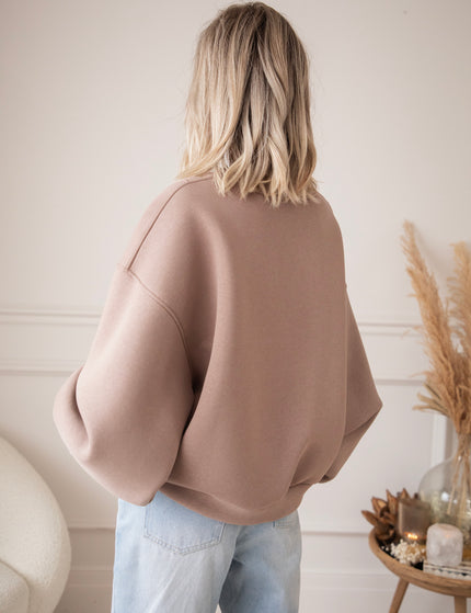 Pullover - Snuggle Up Stitch - Taupe