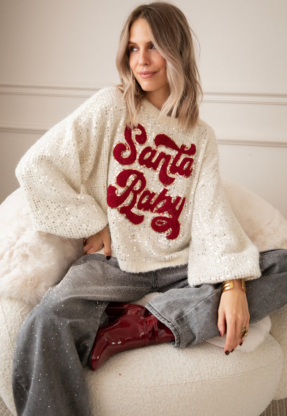 Santa Baby Beige - Trui