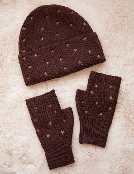 Handschuhe - Heart Warmer - Dunkelbraun