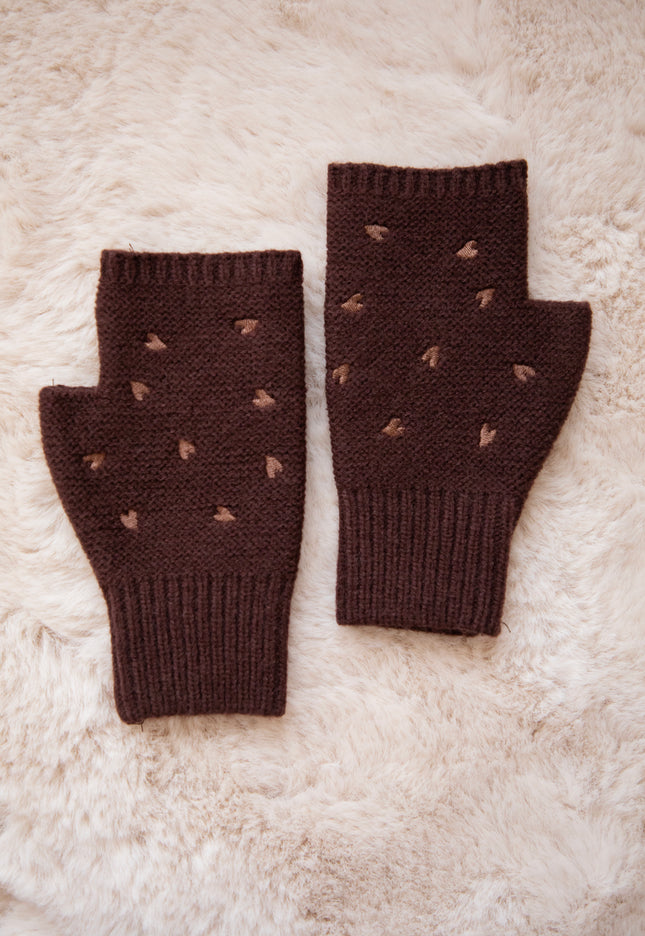 Heart Warmer Dark Brown - Gloves