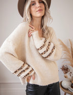 Pullover - Lea Leo - Beige