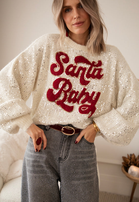 Santa Baby Beige - Trui