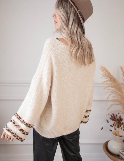 Lea Leo Beige - Sweater