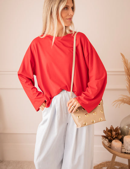 Sadie Basic Red - Longsleeve