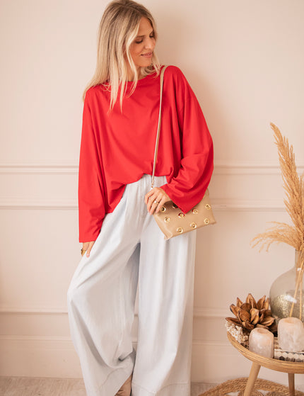 Sadie Basic Red - Longsleeve