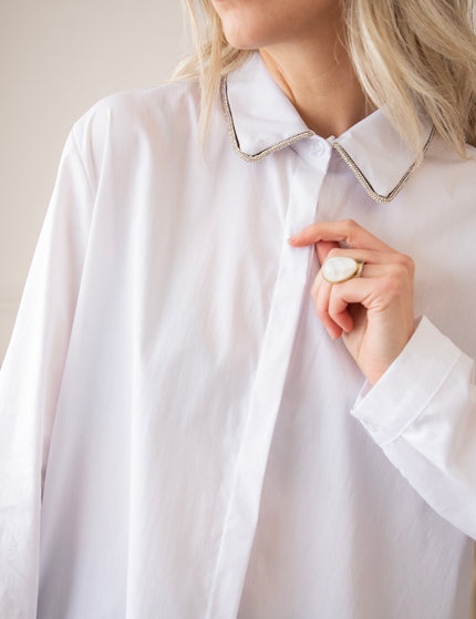 Collar Glow White - Blouse