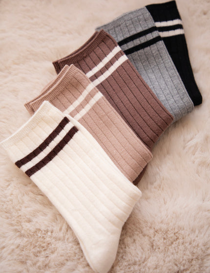 Cozy Lines Hazelnut - Socks