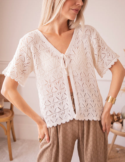 Bonny Bolero Beige - Vest