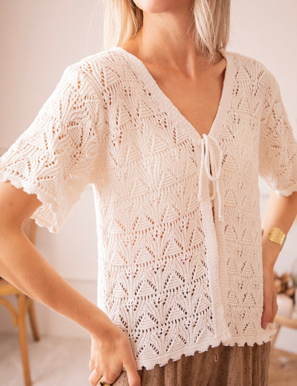 Bonny Bolero Beige - Vest