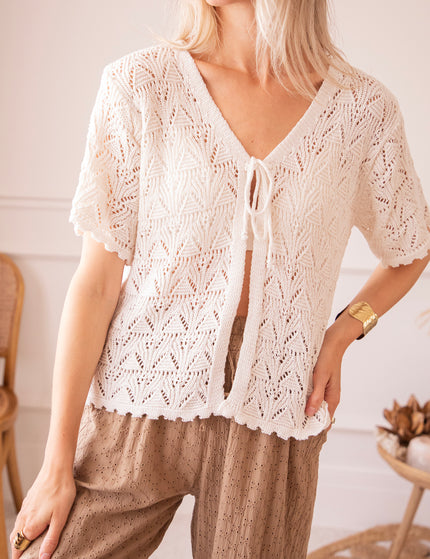 Bonny Bolero Beige - Vest