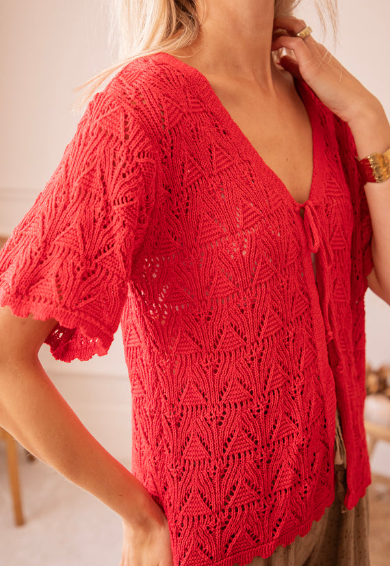 Bonny Bolero Red - Vest