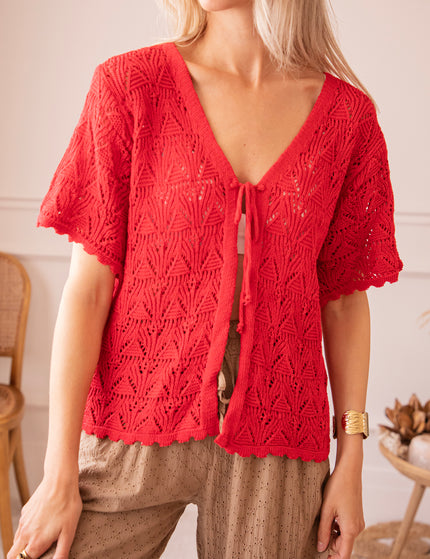 Bonny Bolero Red - Vest
