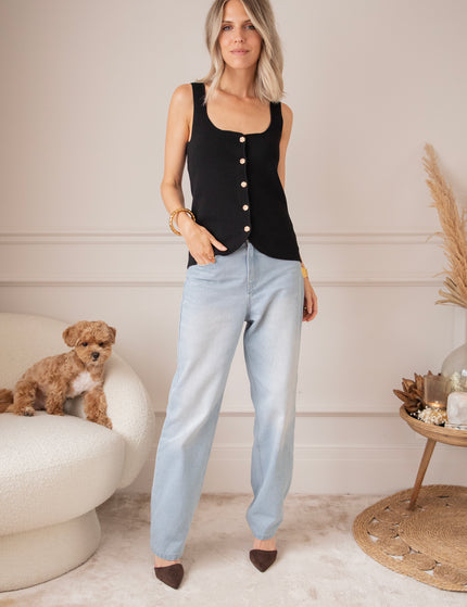 Bloom Buttons Black - Top 