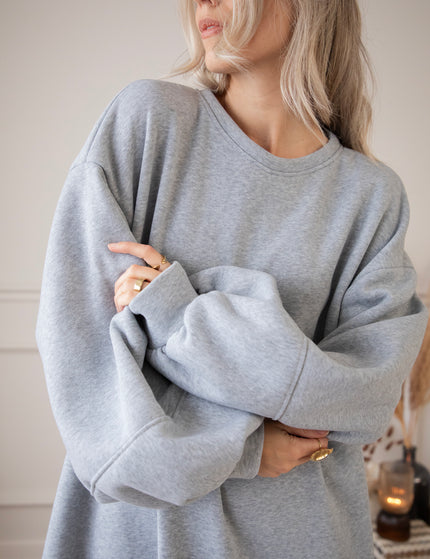 Snuggle Up XL Grey - Sweater Dress 