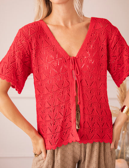 Bonny Bolero Red - Vest