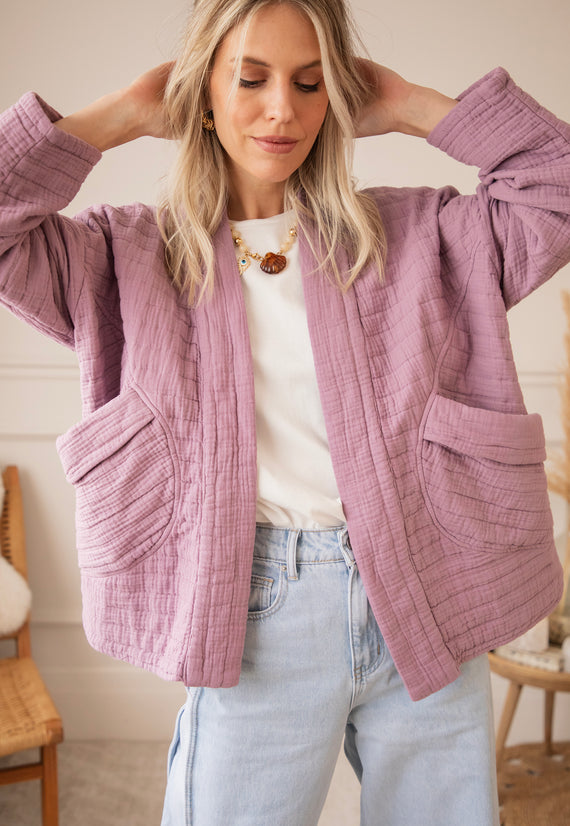 Easy Tetra Times Mauve - Vest/Jacket