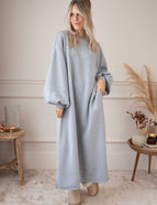 Snuggle Up XL Grey - Sweater Dress 