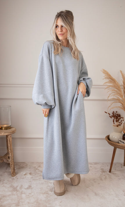 Snuggle Up XL Grey - Sweater Dress 