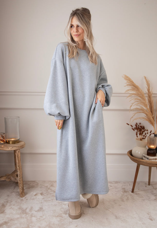 Snuggle Up XL Grey - Sweater Dress