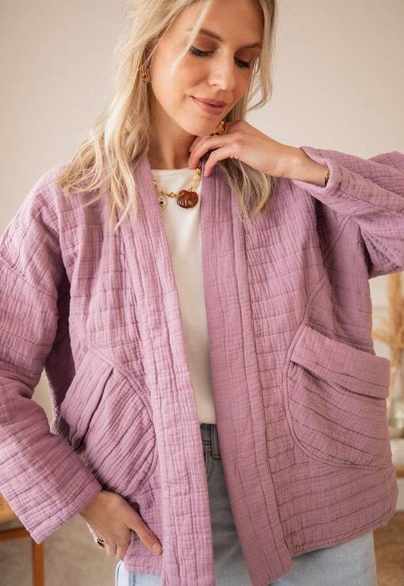 Easy Tetra Times Mauve - Vest/Jacket