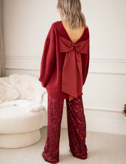 Stunning Sequins Bordeaux - Pants