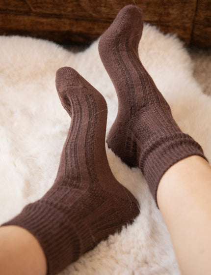 The Cozy Pair Cacao - Socks
