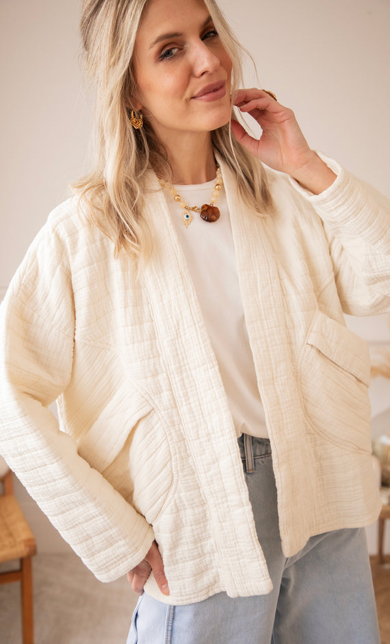 Easy Tetra Times Beige - Jacket