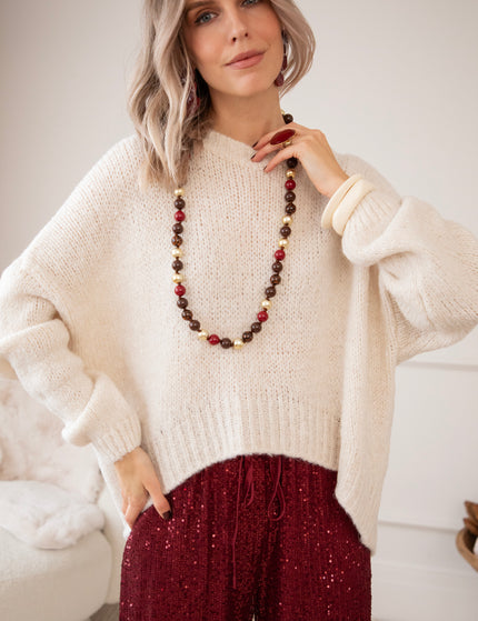 Royal Ball Bordeaux/Gold - Ketting