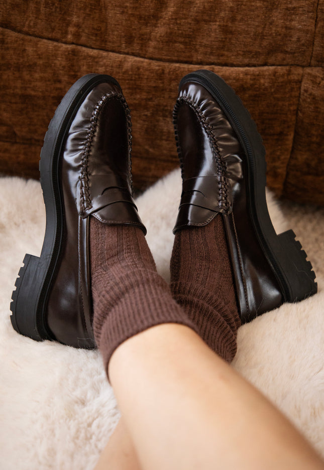 The Cozy Pair Cacao - Socks