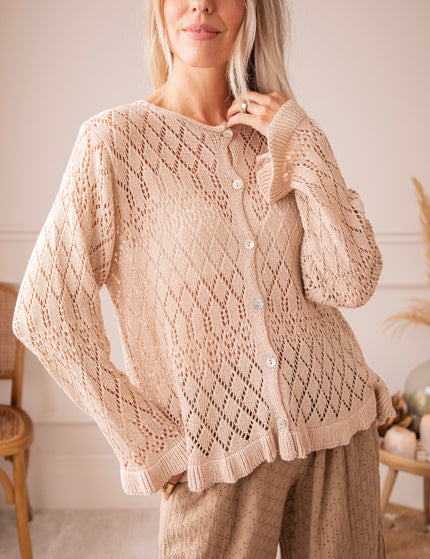Crochet Charm Camel - Vest