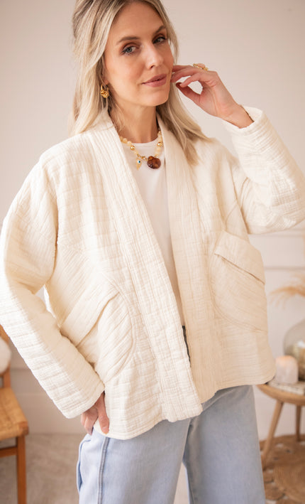 Jacke - Easy Tetra Times - Beige