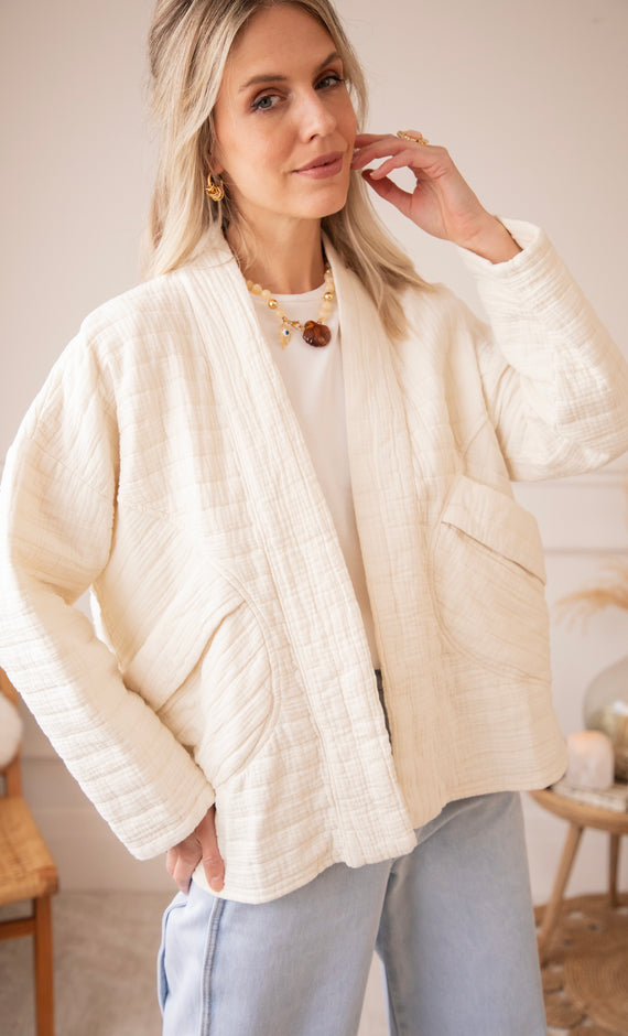 Easy Tetra Times Beige - Jacket