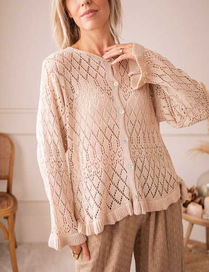 Crochet Charm Camel - Vest