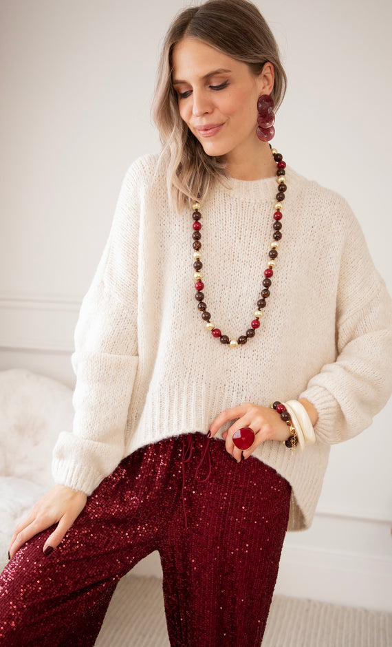 Pullover - Ona - Beige