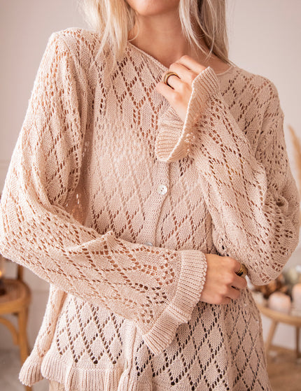 Crochet Charm Camel - Vest