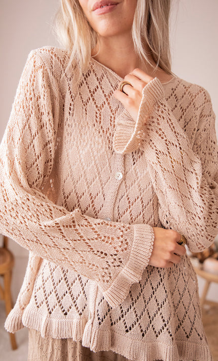 Crochet Charm Camel - Vest