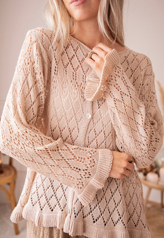 Crochet Charm Camel - Vest