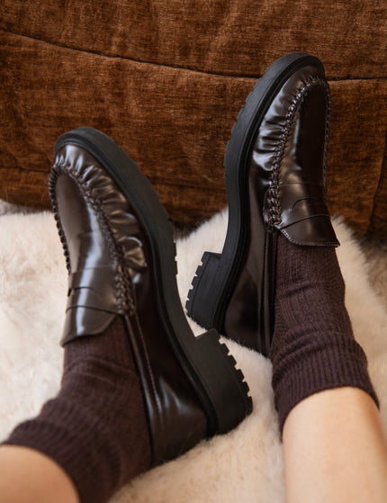 The Cozy Pair Dark Walnut - Socks