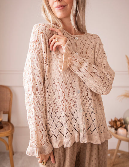 Crochet Charm Camel - Vest