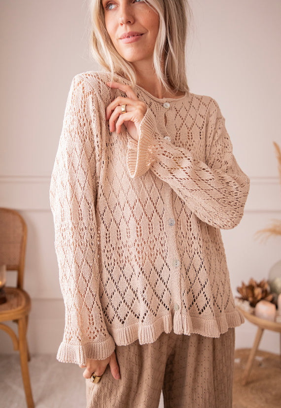 Crochet Charm Camel - Vest
