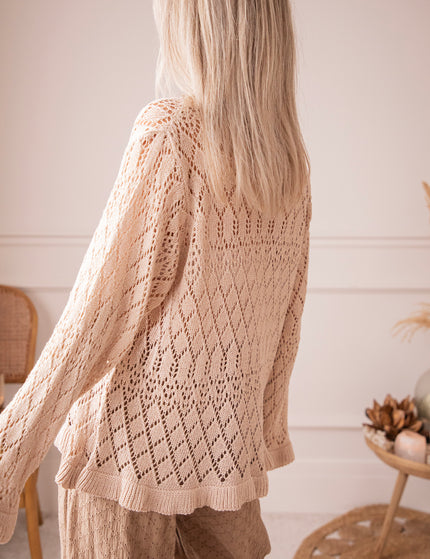 Crochet Charm Camel - Vest