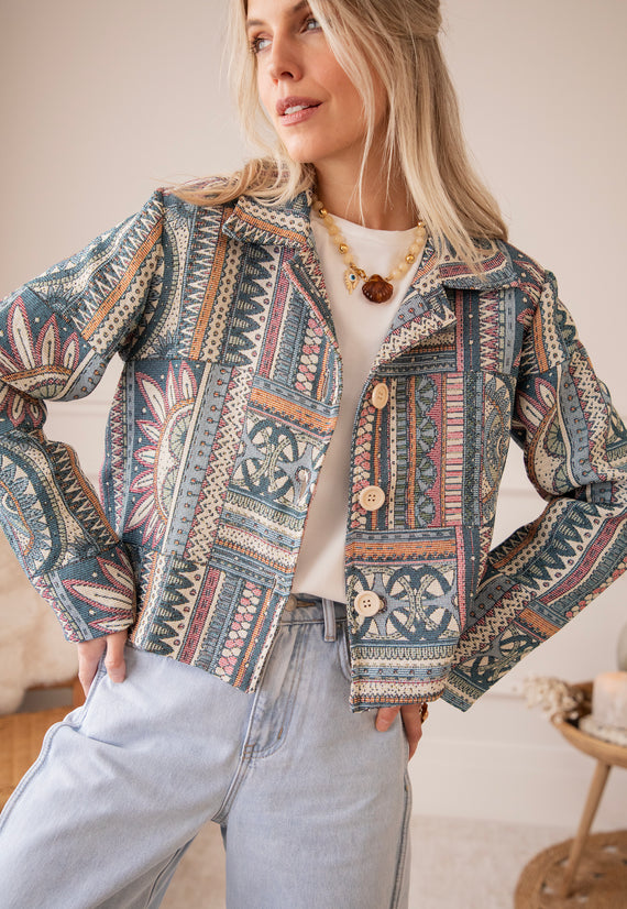 Ezra Boho Blue - Jacket